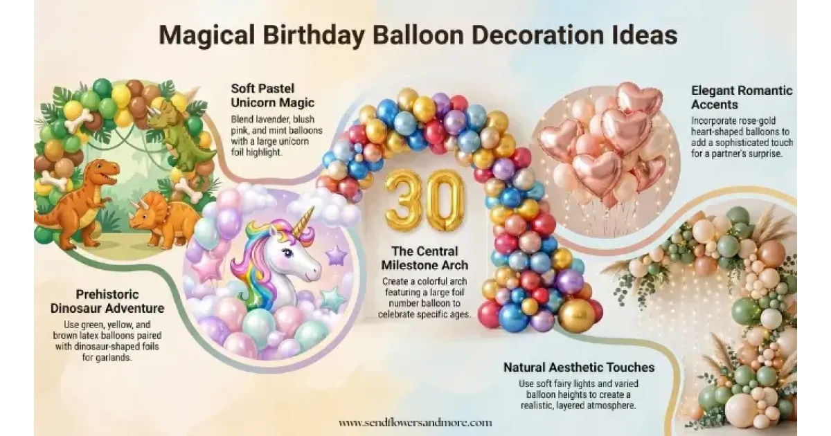 Birthday Balloon Decoration Ideas for Any Age or Theme