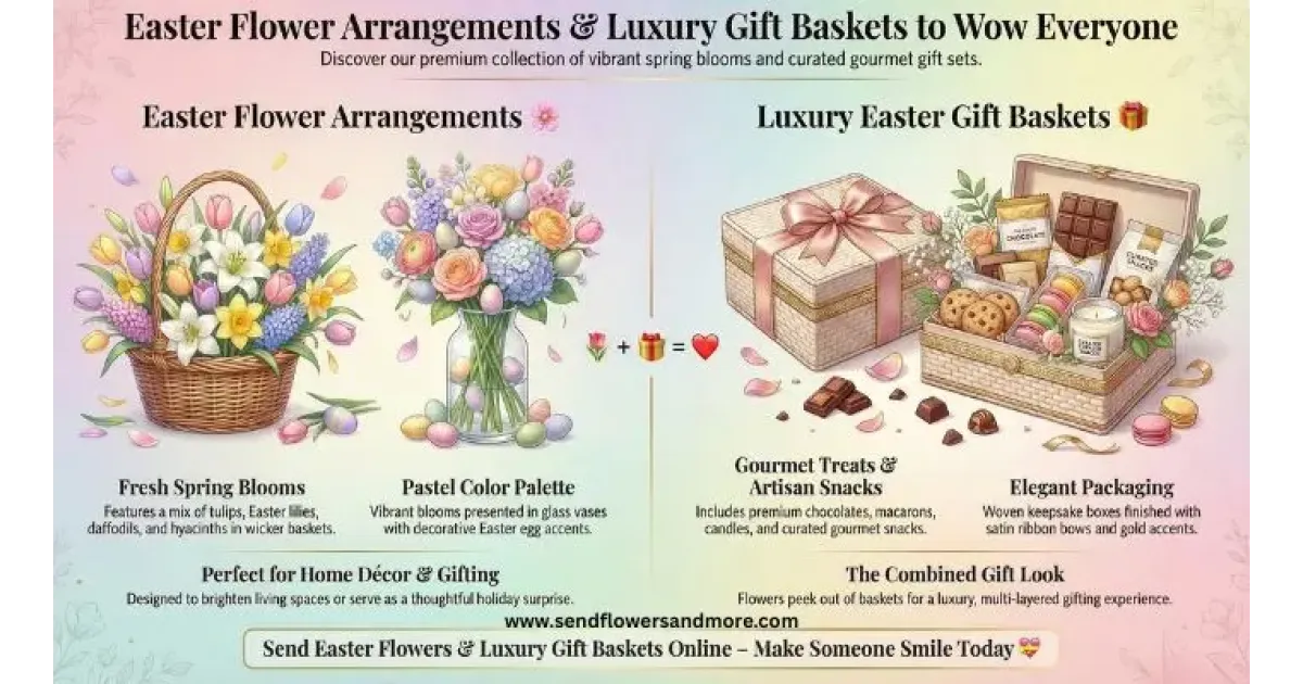 Easter Flower Arrangements & Luxury Easter