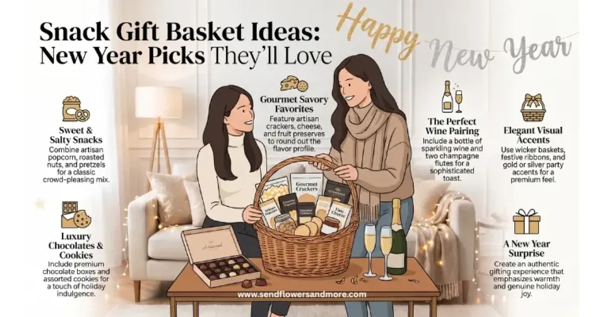 Snack Gift Basket Ideas: New Year Picks They'll Love