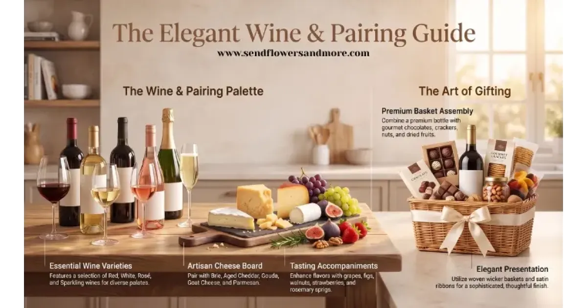 Wine Guide: Types of Wine, Cheese Pairings & Gift Baskets