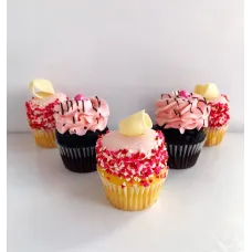 Assorted Valentine Cupcakes