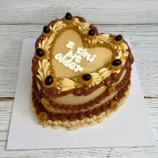 A Tini Bit Older Heart-Shaped Cake