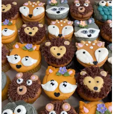 Cute Woodland Animal Cupcakes