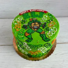 Teenage Mutant Ninja Turtle Birthday Cake