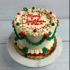 Vintage Christmas Cake