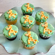 Baby Giraffe Cupcakes
