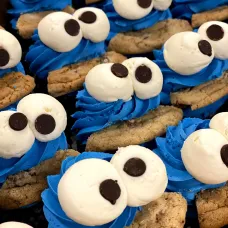 Cookie Monster Cupcakes
