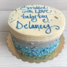 Sprinkled with Love Baby Boy or Girl Shower Cake