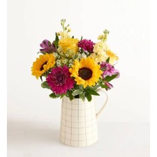 Golden Violet Harmony Bouquet (Small)