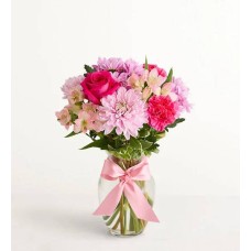 Mother's Embrace in Clear Vase (Small)