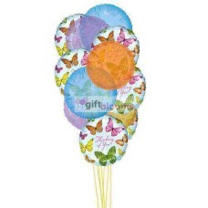 In Your Thoughts Balloons (3 Latex and 6 Mylar Balloons)