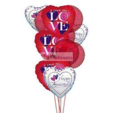 Balloons for loved ones (3 Latex and 6 Mylar Balloons)