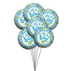 It's a Boy Balloons (6-Mylar Balloons)