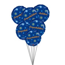 Congratulations Balloons (6 Latex and 6 Mylar Balloons)