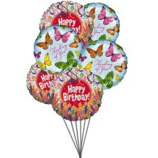 Balloons full of excitement (6 Mylar Balloons)