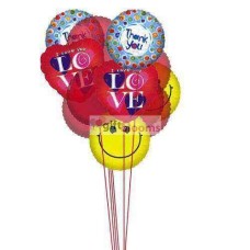 Sweet Smiles Balloons (6 Latex and 6 Mylar Balloons)