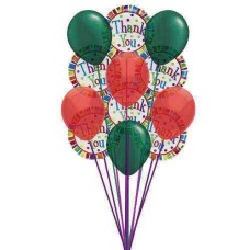 Thanks a lot balloons (6 Latex and 6 Mylar Balloons)