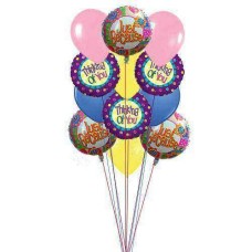 Thinking You (3 Latex and 6 Mylar Balloons)