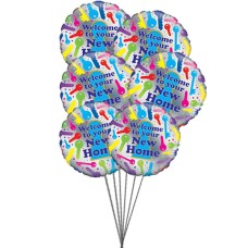 Happy home (6 Mylar Balloons)