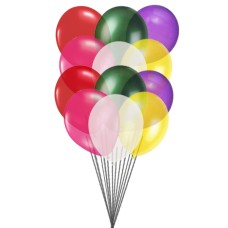 Colorful balloons (12 Latex Balloons)