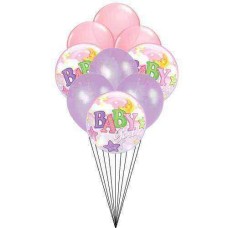 Baby on balloon