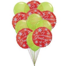 Greetings from abroad (6 Latex and 6 Mylar Balloons)