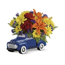 Vintage Ford Pickup Bouquet (Standard)