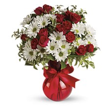 Red, White And You Bouquet by (Standard)