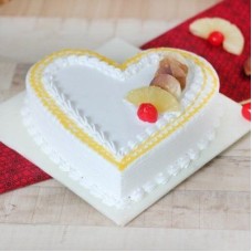 Heart Shaped Pineapple Cake 2 kg