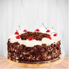 1 Kg Eggless Blackforest Cake (As Shown)