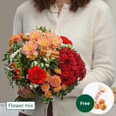 Flower Mix Winterflirt with 3 Ferrero Giotto