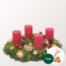 Wreath Scandinavian Dream (Ã˜ 30 cm) with 3 Ferrero Giotto