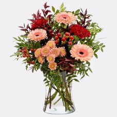 Premium Bouquet Große Liebe with vase & Lindt Lindor