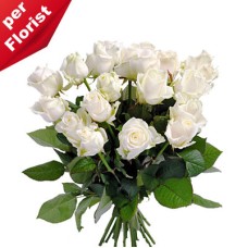 Bouquet of white roses