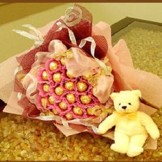 Chocolate Bouquet and Bear