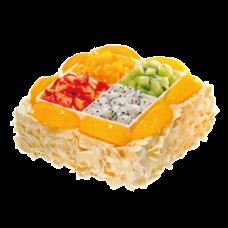 Cake full of fruits (15 Cm)