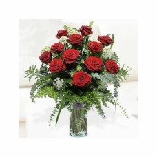 18 Red Roses Arrangement