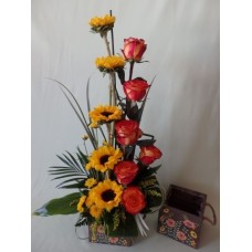 ARR15 Sunflowers And Roses