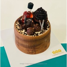 "Gentleman’s Toast" Chocolate Cake
