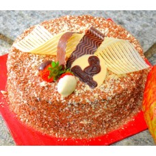 Dark And White Chocolate Chip Cake