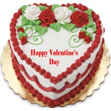 (0004) Yummy Yummy- 3.3 pounds Vanilla Heart Cake
