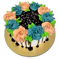 1 Pound Round Shape Chocolate Cake