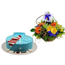(11) Cake W/ Flower Basket