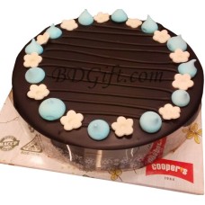 (003) Cooper's - 2.2 Pounds Chocolate Round Cake