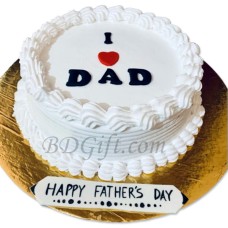 2 Pound Yummy Vanilla Customized Cake