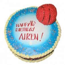 Basketball Sport Cake (12" Diameter)