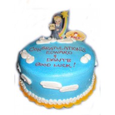 Flying Colors Cake (8" Inches)