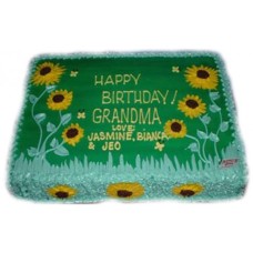 Sunflower Cake (10 X 14)