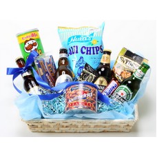 Beer and Gourmet Gift basket