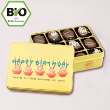 Gift box "Happy Birthday" with bio-chocolates